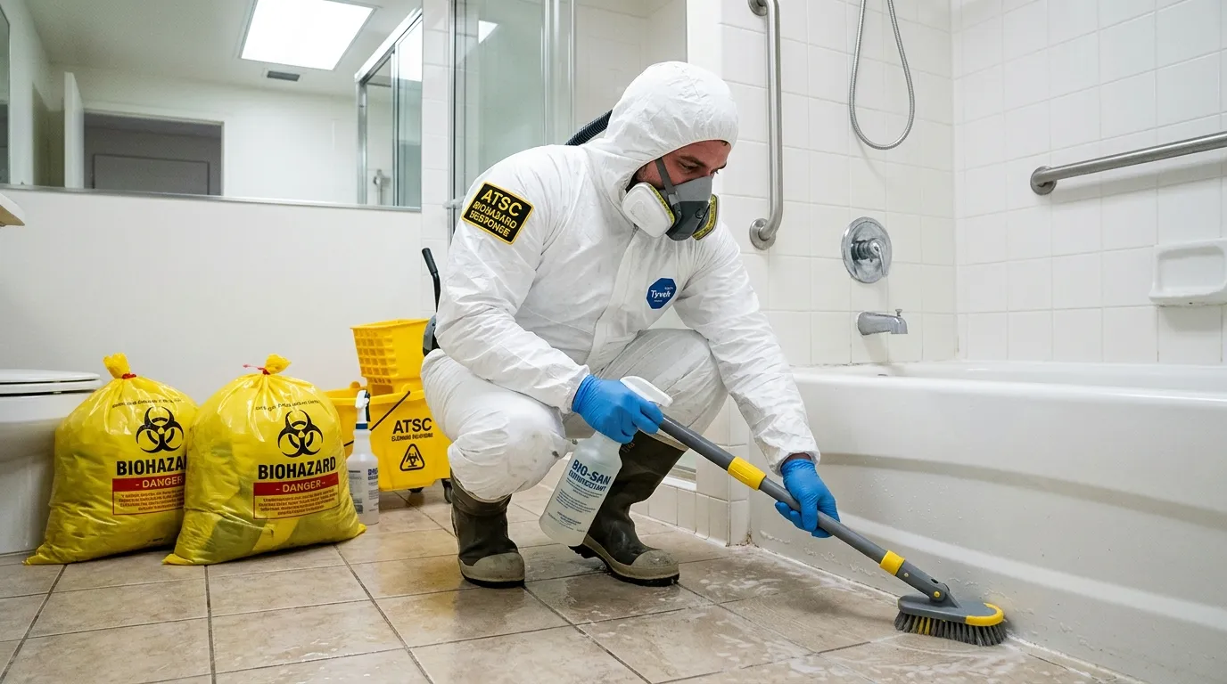 Decontamination equipment deployed for Blood Cleanup in Albany